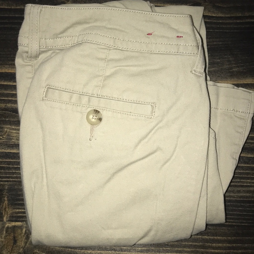 Khaki Arizona Jean co. Pants. Size 7 Short.